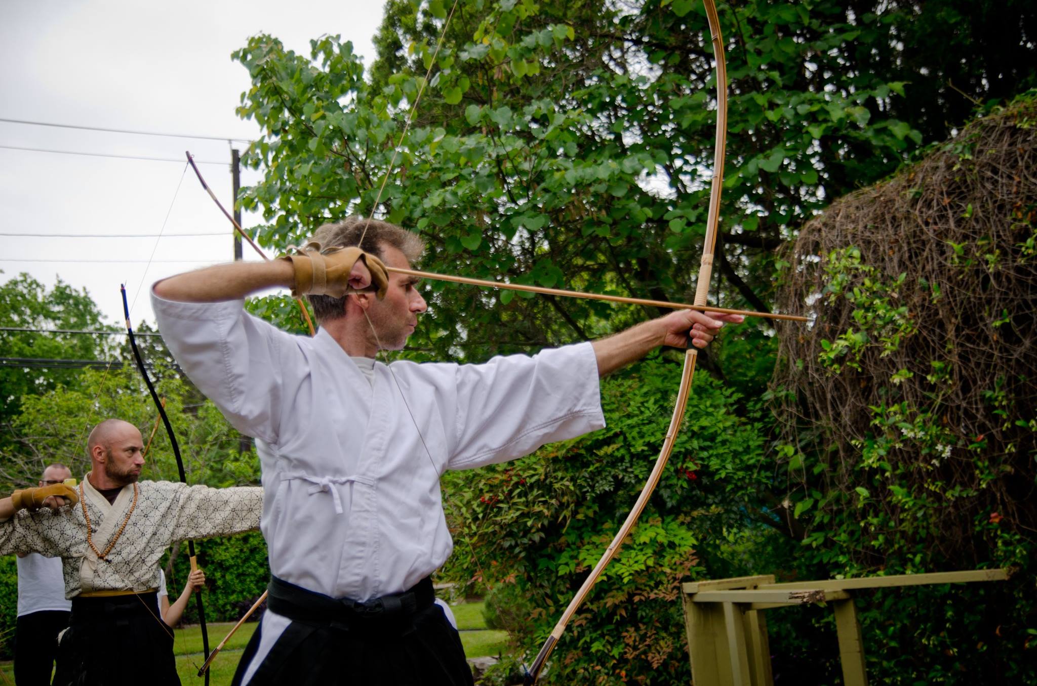 Nestor practicing at the makiwara in Austin, Texas. Nestor practicing at the makiwara in Austin, Texas.