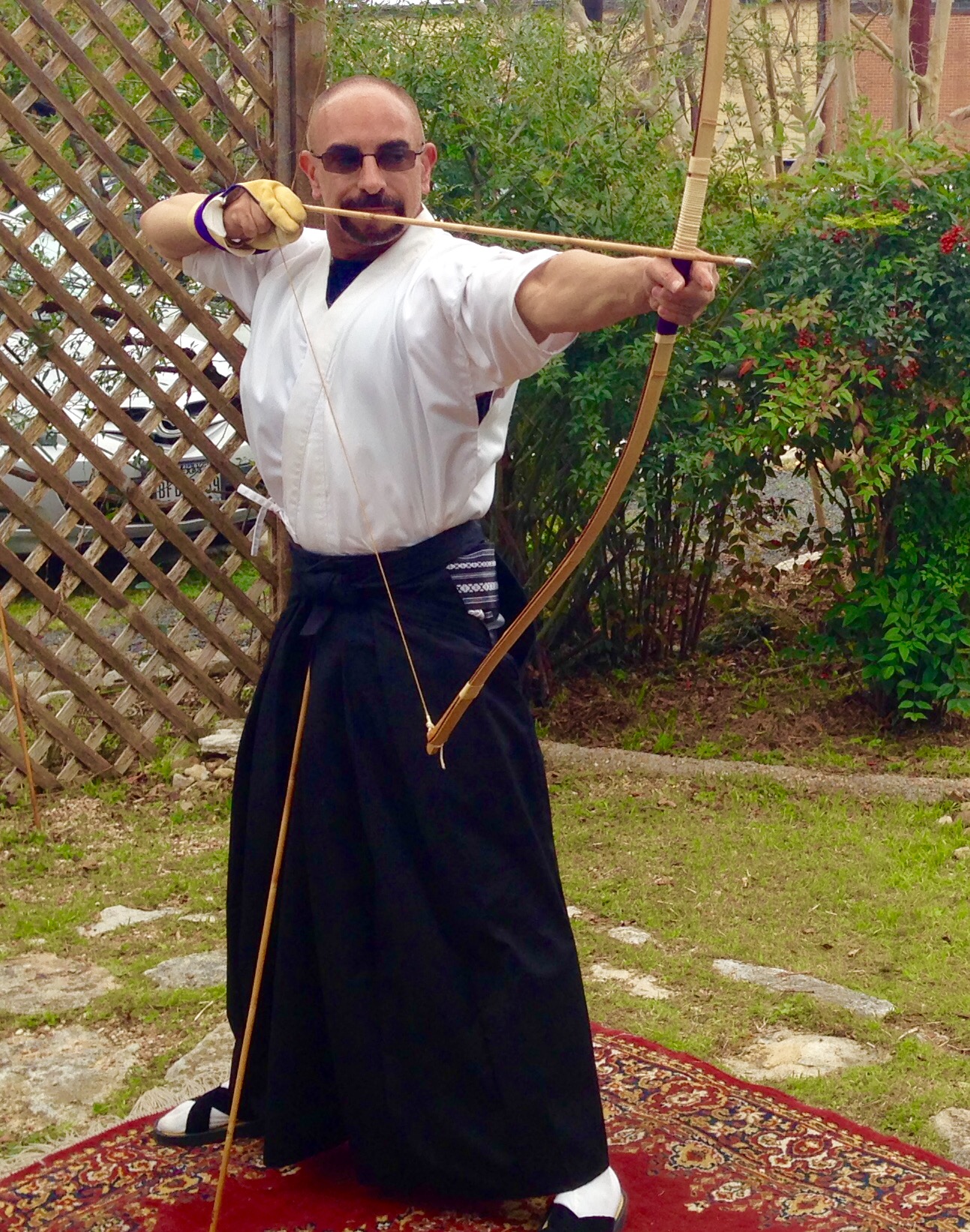 Louis practicing at the makiwara in Austin, Texas. Louis practicing at the makiwara in Austin, Texas.